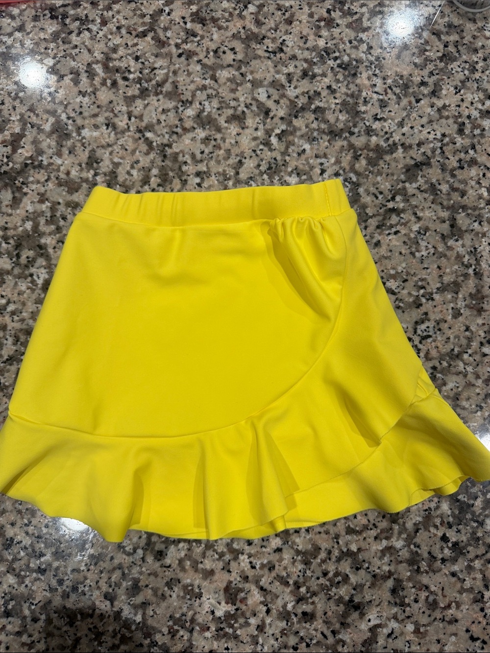 Yellow Fringe Bralette Set - Girls oh lala 3 pieces CXS - Picture 4 of 5